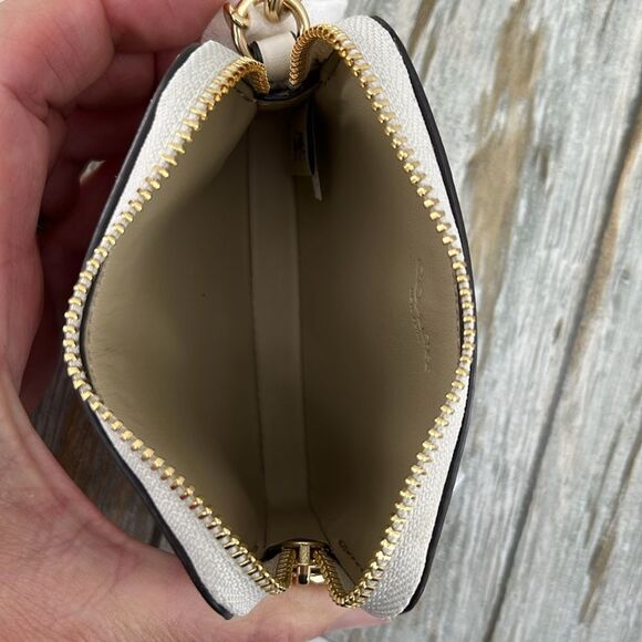 Coach Zip Card Case With Strawberry Print Wallet Bag Purse - Picture 5 of 10